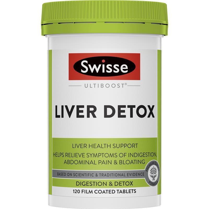 Thải độc gan Swisse Liver Detox Úc 120 viên - Vitamin cho bà bầu - Siêu thị Vitamin